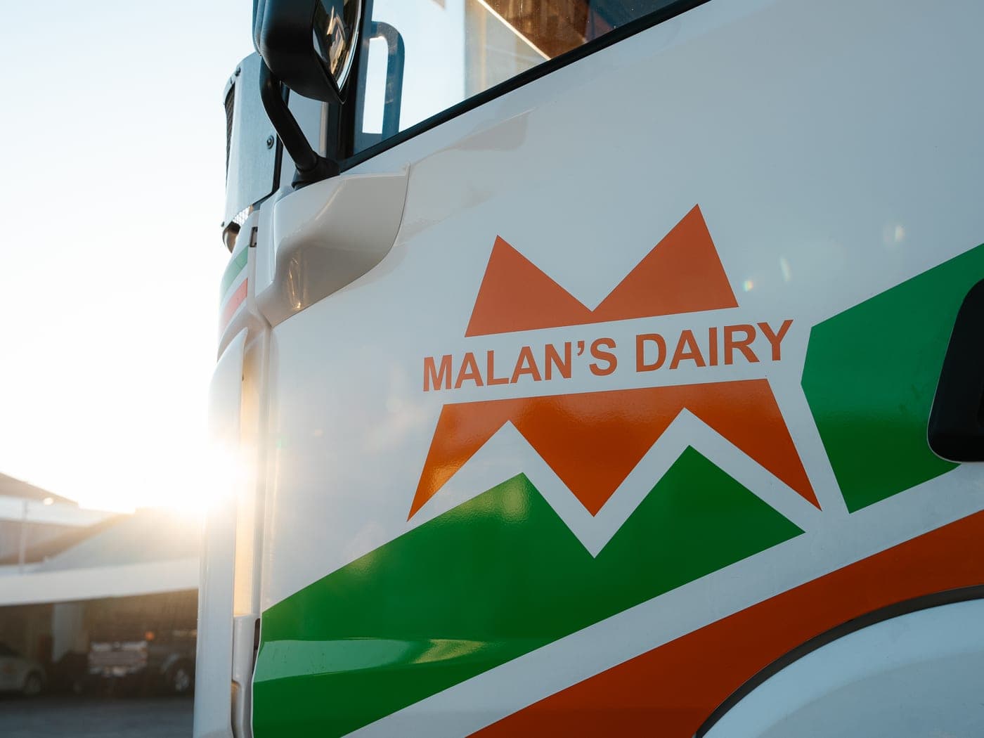 The Malan's Dairy branded refrigerated fleet